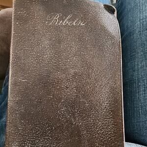 1903 ANTIQUE Bibeln Eller Den Heliga Skrift Swedish Bible Old & New Testament
